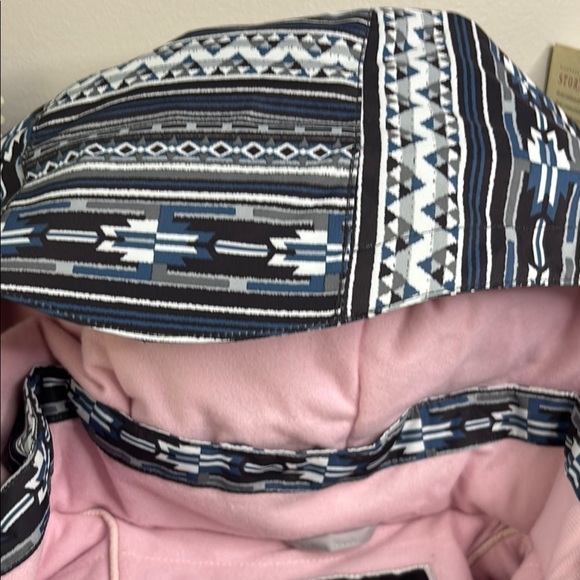 PWDR Room pink/grey/blue ski/snowboarding jacket - Picture 4 of 12